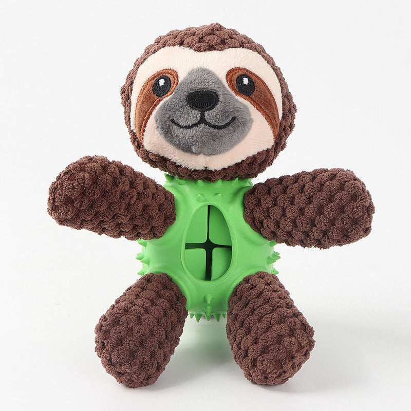 Peluche per Cani con Pallina Portapremietti – Cagnolino, Unicorno e Bradipo - Dog Moda