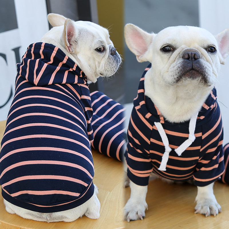 Maglietta per cani con cappuccio "Love Boat"