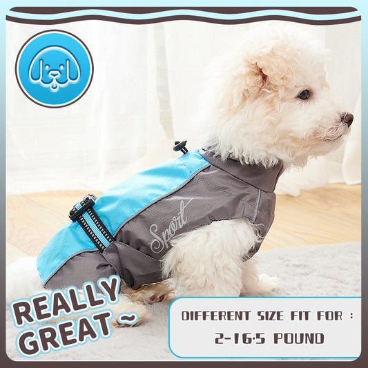 Impermeabile per Cani Modello "Sport"  - Puppy Raincoat