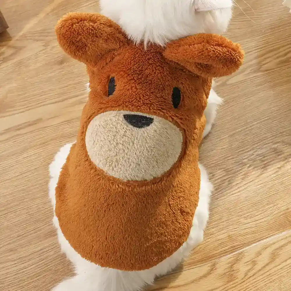 Abrigo Oso para Perros - Chaleco Acolchado Invernal