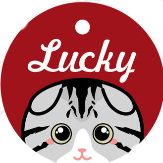Medaglietta Gatto Personalizzata con Nome e Campanellino