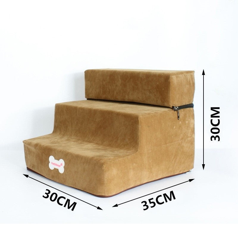 Velvet Dog and Cat Stairs - Cheepet