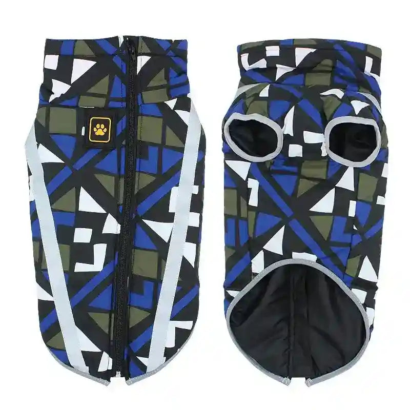 モンタナ防水犬用コート フリース 反射材付き