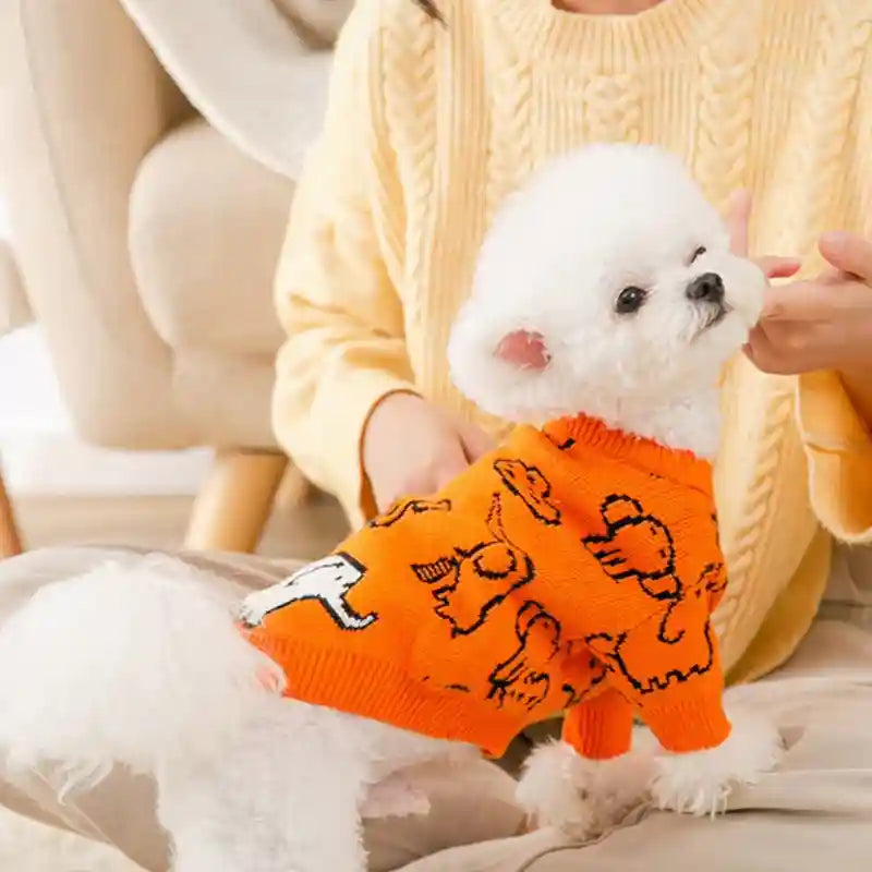 Suéter para Perros Pequeños - Suave y Cálido con Estampado