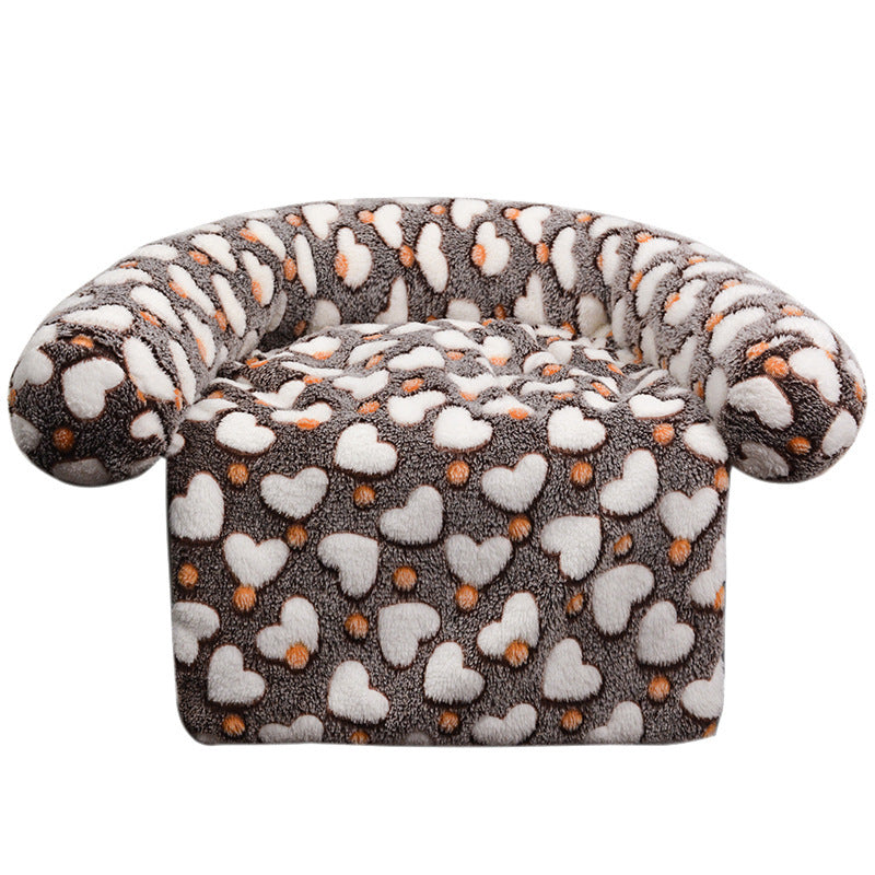 "Home" Dog Sofa Bed Soft, Washable and Non-Slip