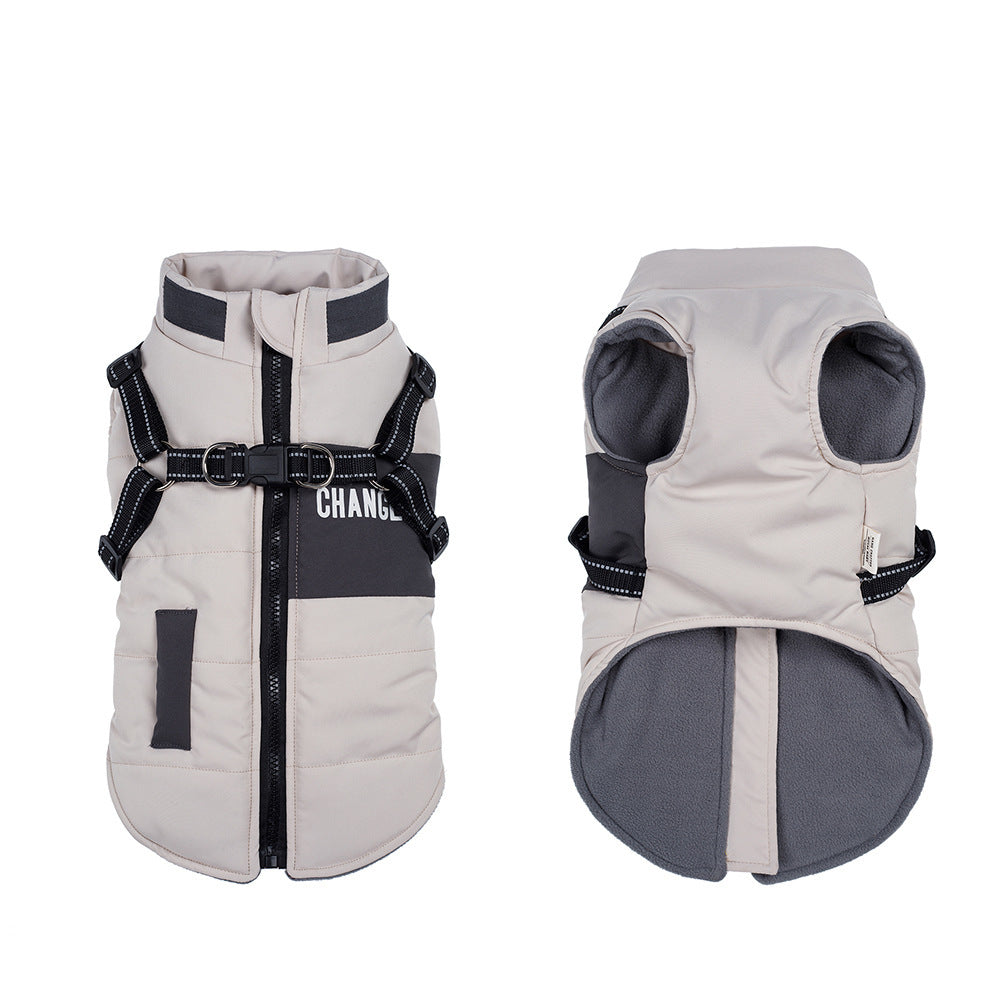 "Change" Fleece Lined Poodle Waterproof Coat