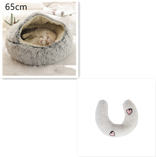 Cuccia Avvolgente "Comfort Ciambella" in Pile con Copertina - Dog Moda