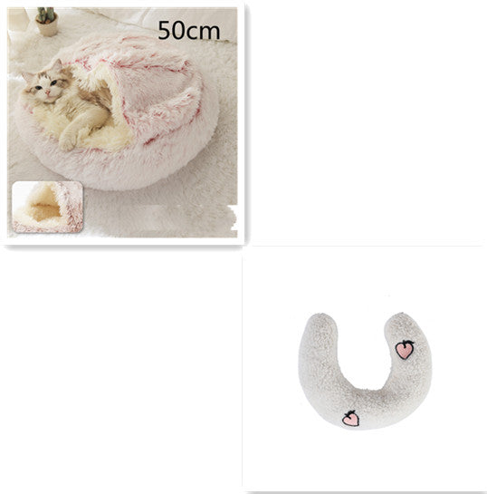 Cuccia Avvolgente "Comfort Ciambella" in Pile con Copertina - Dog Moda