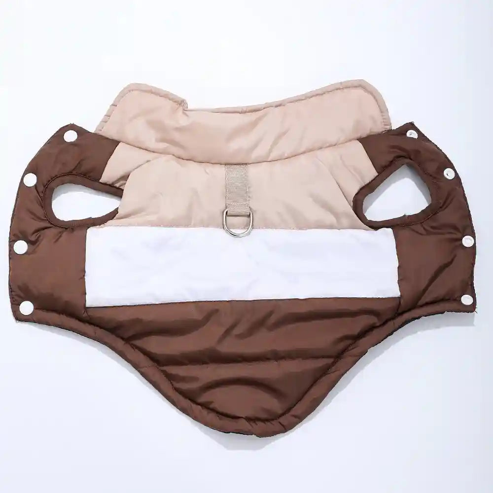 SPACE-jas zonder mouwen voor honden - Gewatteerde hoge kraag