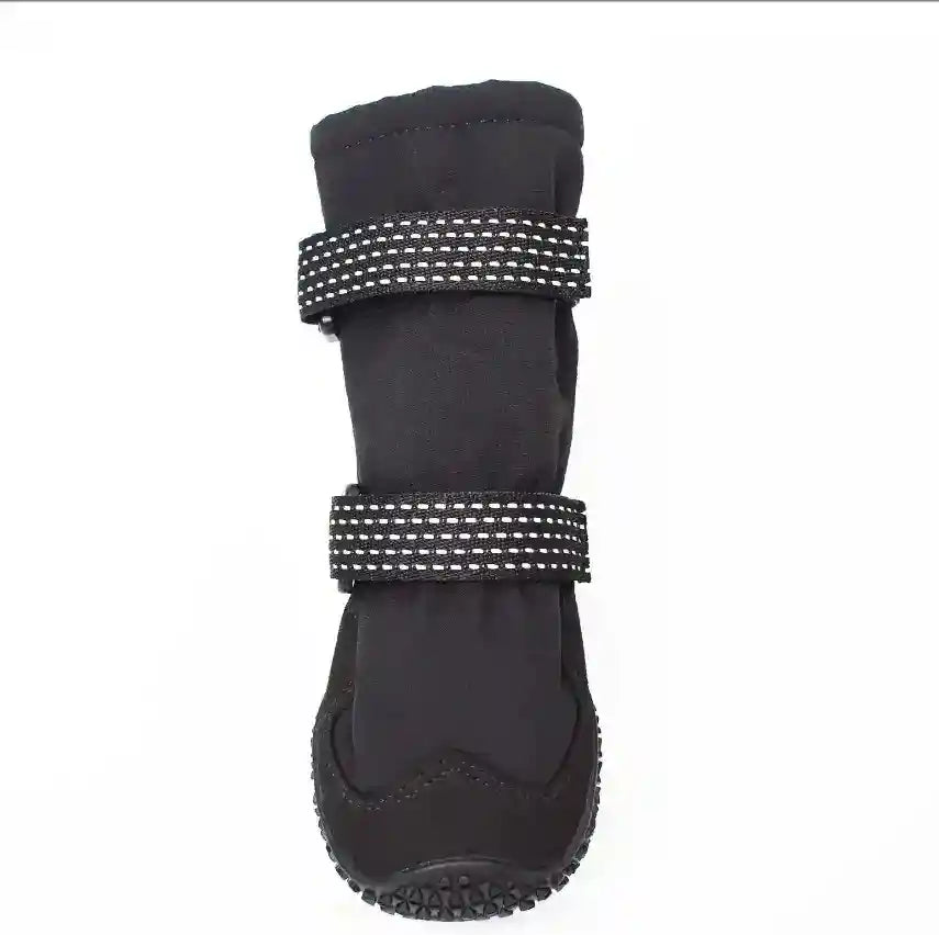 SSIMIDAPT 4 Pezzi Stivali Per Cani, Stivali Per Cani Paw Protector, Calzini Antiscivolo Per Cani Con Striscia Riflettente, Scarpe Cane Neve Regolabili, Per Cani Piccoli Medi Grandi - 8