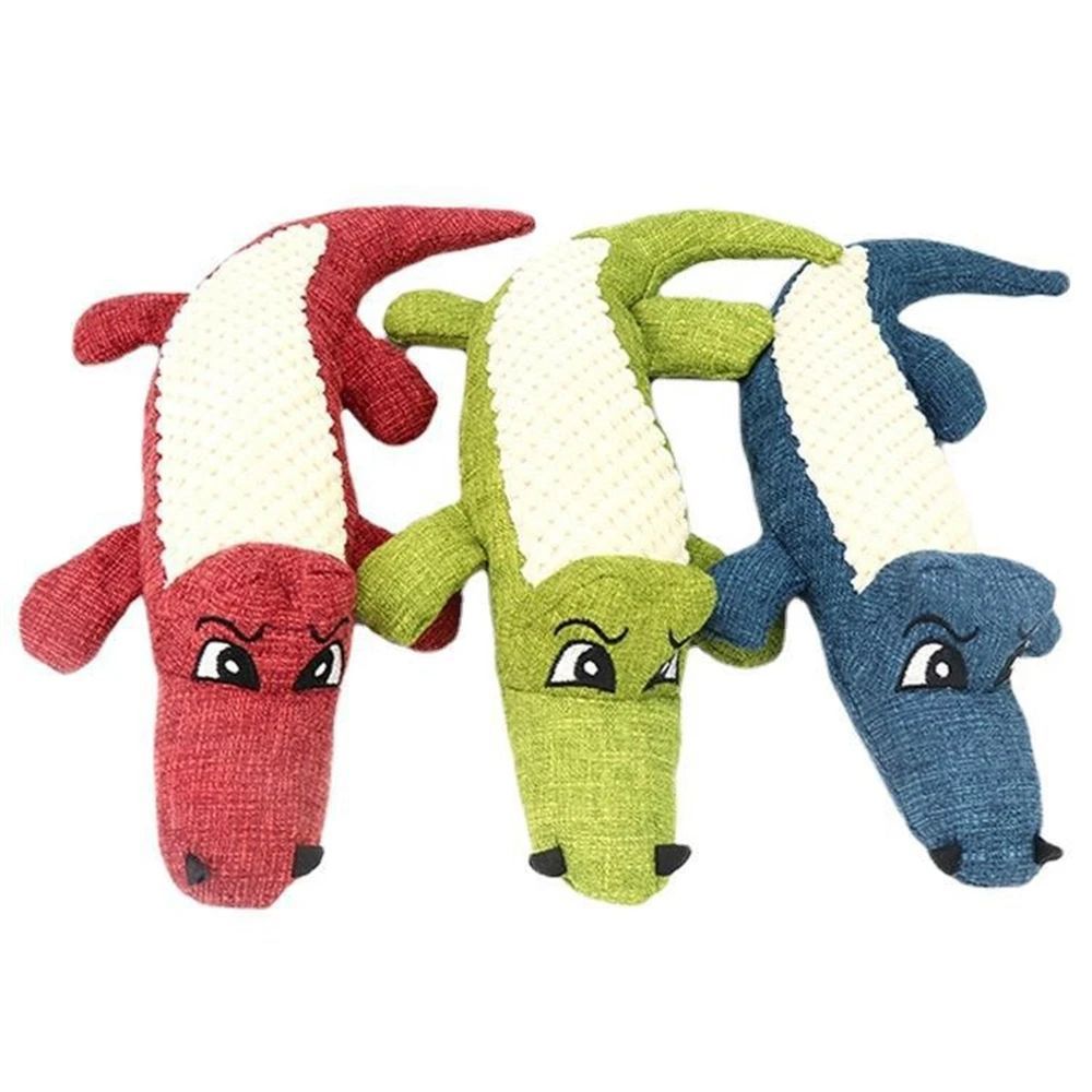Croccodino Bite Resistant Plush Dog Toy