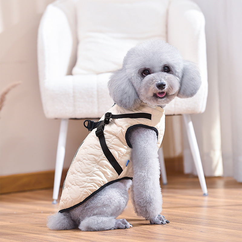 Cappotto per Cani Smanicato Orsetto - Impermeabile e Morbido