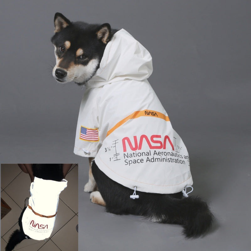 Impermeabile per cani riflettente "NASA"