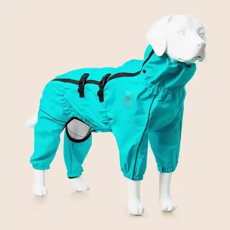 Impermeabile per cani grandi e medi con zip waterproof e maniche by Dog Moda