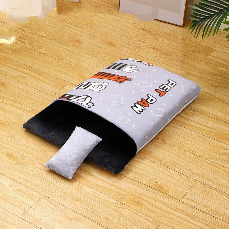 Cuccia Tonda Riscaldante per Cani e Gatti "Sunny" con USB