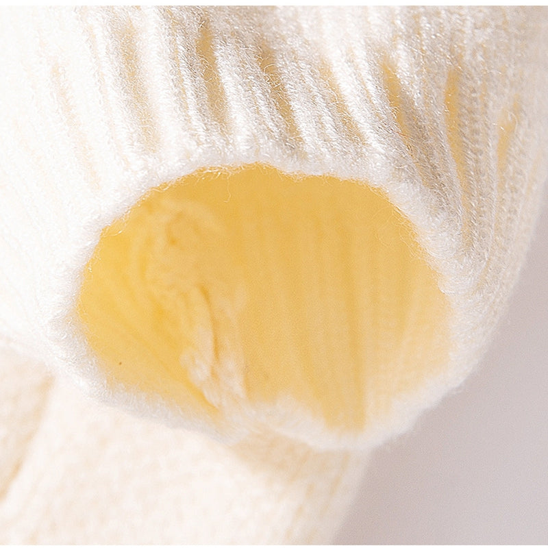 Maglione APPLE per Cani - Bianco con Ricamo e Smile