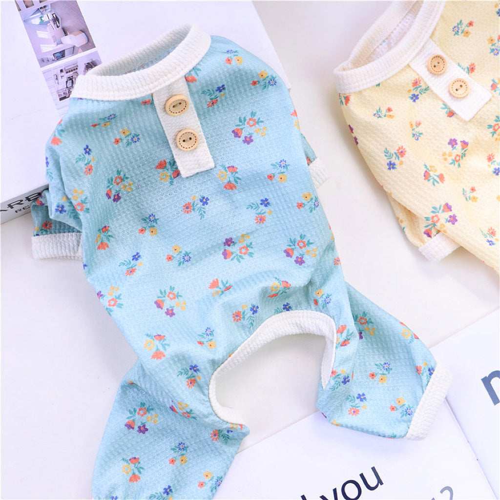 Pigiama Stile Margherita: Tutina a Quattro Zampe per Cani Piccoli - Dog Moda