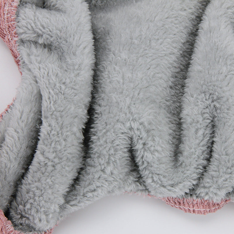 Bichon Dog Fleece Jumpsuit "Love" Model