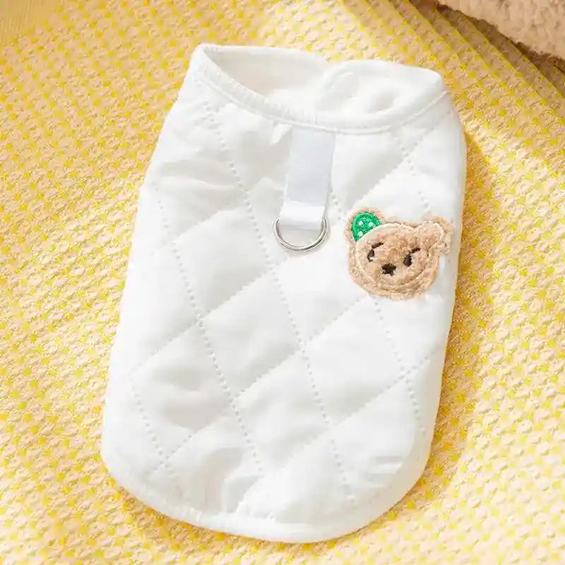 Abrigo Oso Acolchado para Perros - Chaleco Acolchado