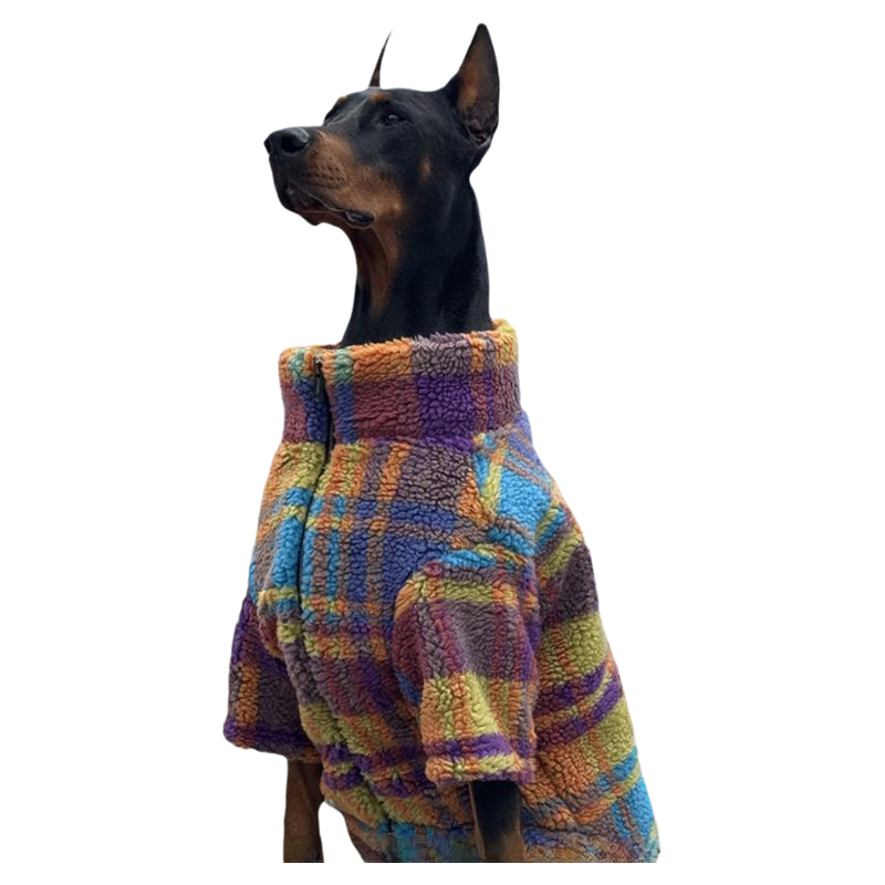 Sudadera para Perro de Forro Polar de Borrego Colorido Forro Cálido Instagram