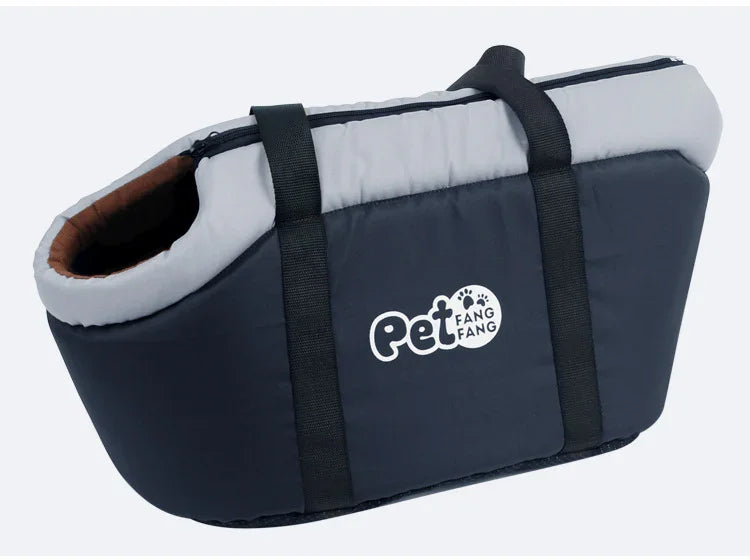 Warm Pet Fang Fang Bag with Shoulder Strap and Hard Bottom