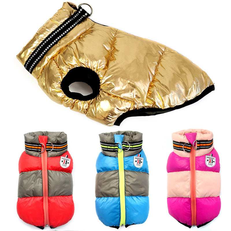 Cappottino Smanicato "Dresspet" per Cani – Anello Pettorina e Chiusura sul Dorso