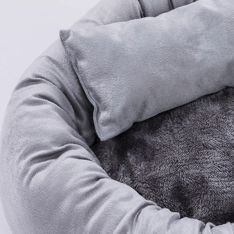 Cuccia Tonda Morbida in Pile per Cani e Gatti – Ideale per Cuccioli e Razze di Piccola Taglia - Dog Moda