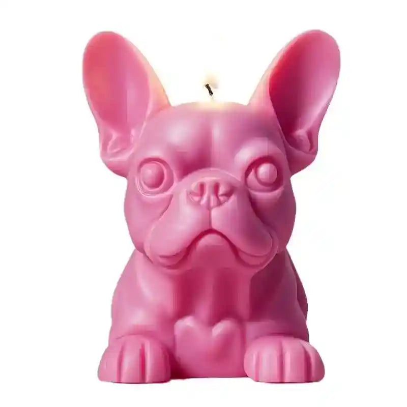 Candela Bulldog Decorativa – Idea Regalo per Amanti dei Cani by Dog Moda