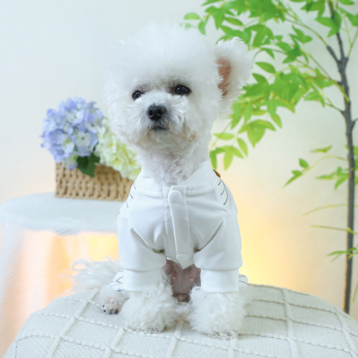 Tutina Breakfast per Cani Piccoli | Body con Pettorina e Zampe