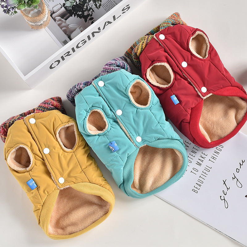 Cappotto Natalizio per Cani con Cappuccio - Calza Natale