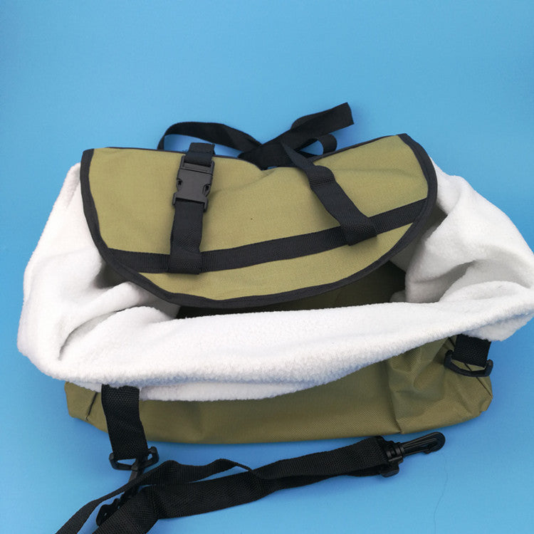 Dog seat with suspension for small dogs