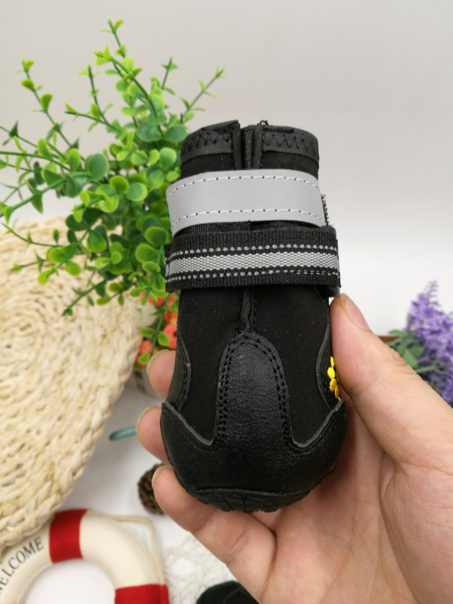 Scarpe per Cani Trekking Impermeabili Antiscivolo con Velcro