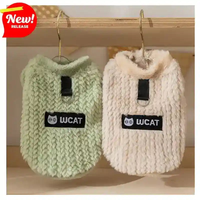 Chaleco Fuzzy para Perros - Suave con Anilla para Correa