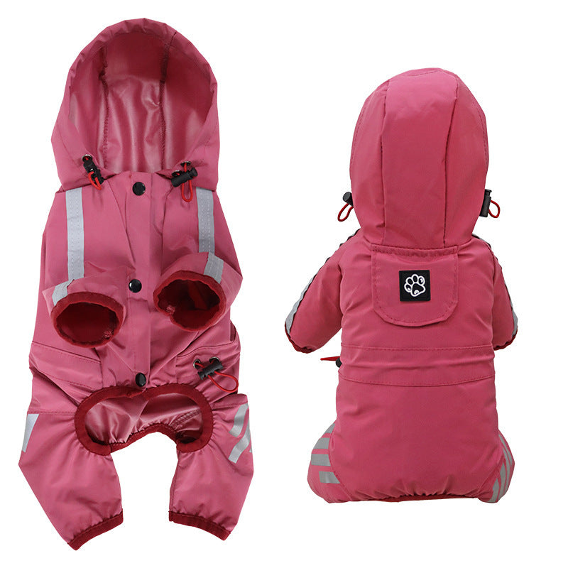 Dog Raincoat and Maltese with Breathable Hood "Cloudy"
