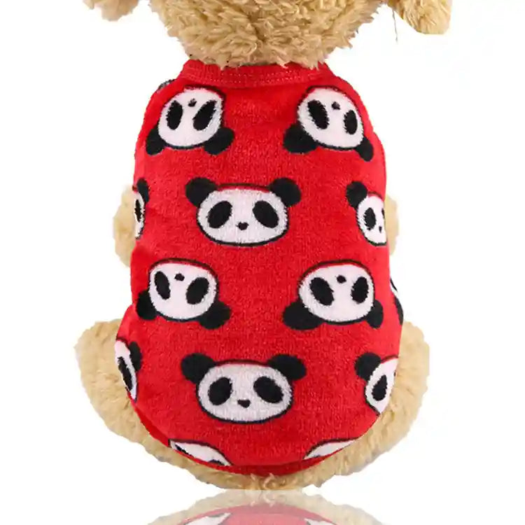 Maglia Pile Smanicata per Cani - Fantasie Divertenti by Dog Moda