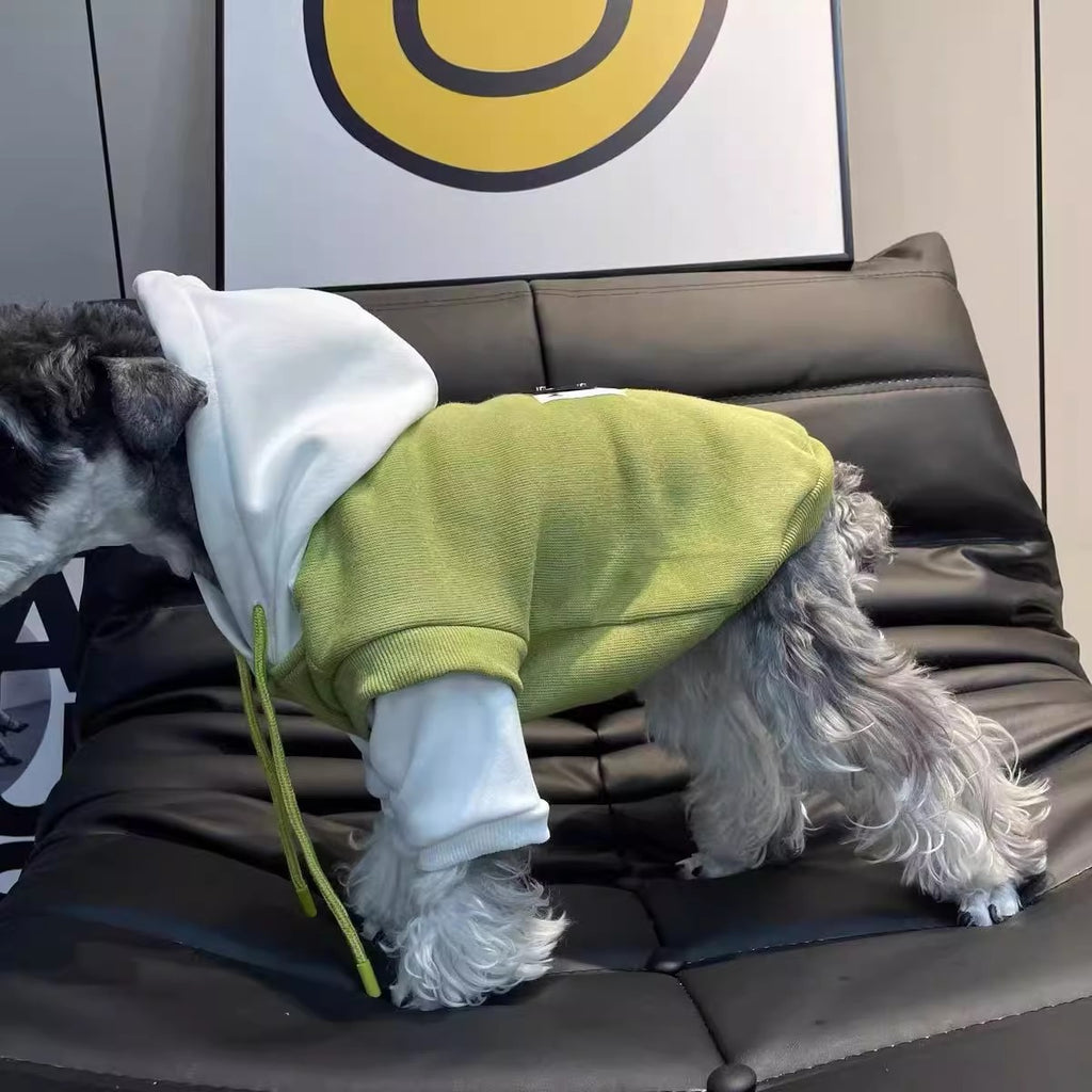 Sudadera para Perro Memory con Capucha Forro Polar Verde Instagram