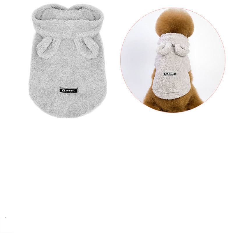 Felpa con Cappuccio per Gatti | Morbida Pile Classic | Dogmoda
