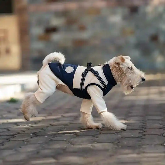 Cappotto Cani Pettorina Integrata - Impermeabile Pile by Dog Moda