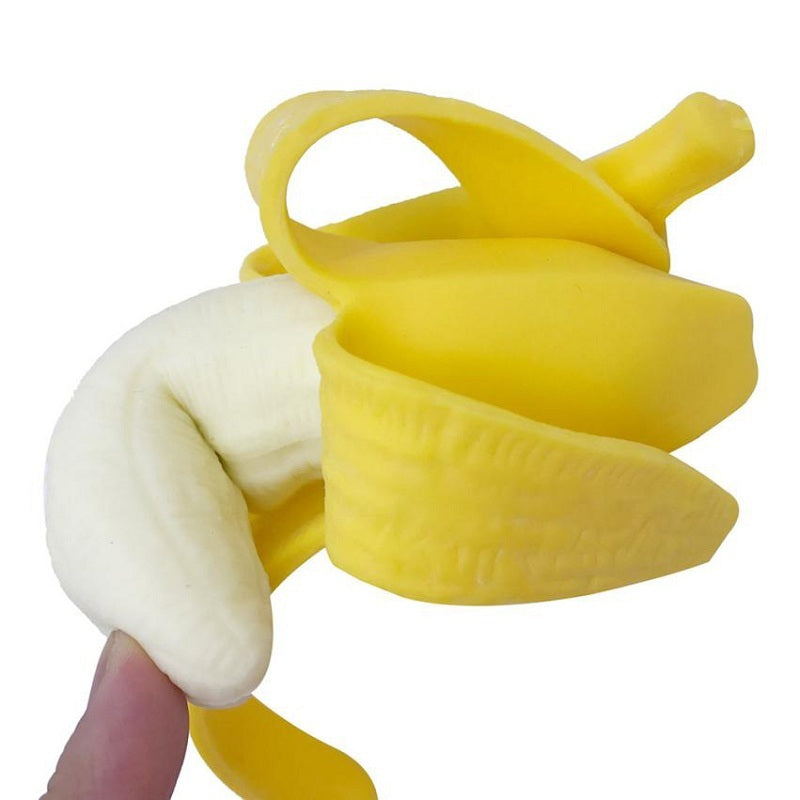 Dog Toy "Banana" - Durable, Soft and Elastic Rubber