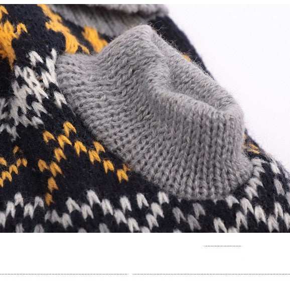 Dog Sweater Model "Fanny" - High Neck, Warm and Stretchy!