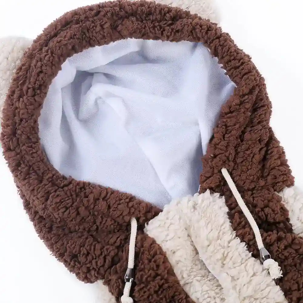 Felpa per Cani Grandi con Cappuccio e Orecchie "Bear" – Stile e Comfort per le Razze di Taglia Grande