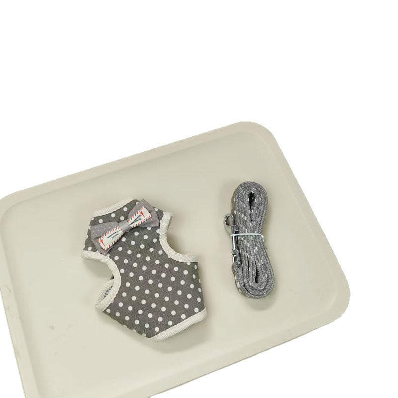 Pettorina Cane Gatto Guinzaglio Fiocco Stile Coreano by Dog Moda