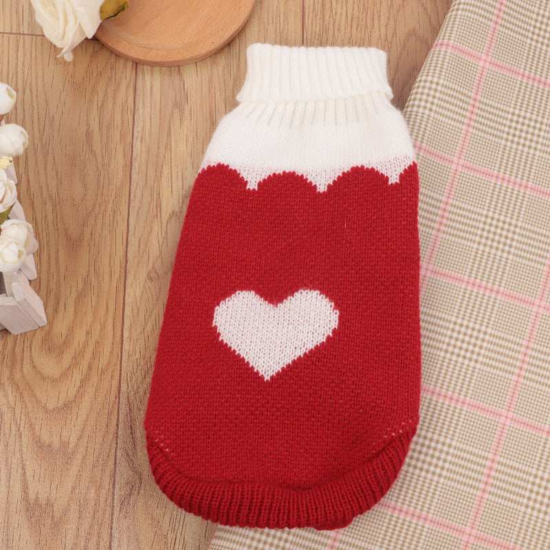Dog Sweater Model "Fanny" - High Neck, Warm and Stretchy!
