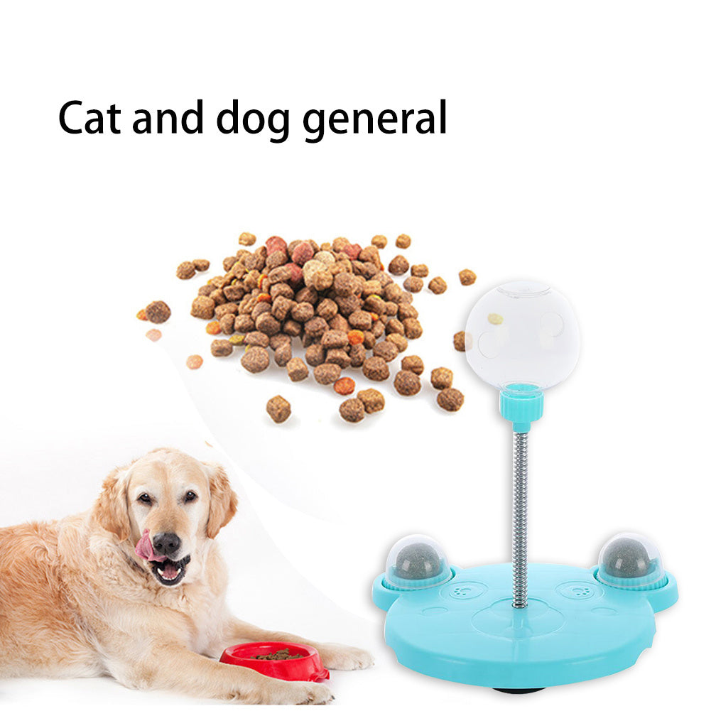 Interaktives Spielzeug für Katzen und Hunde – Mit Saugnapf, Snacks und Minze