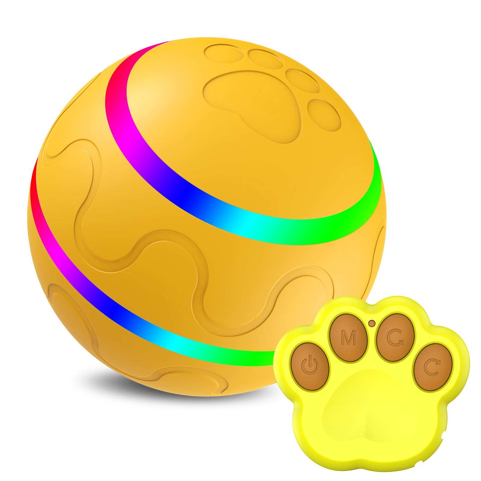 Palla interattiva gioco per cani con telecomando - Cheepet