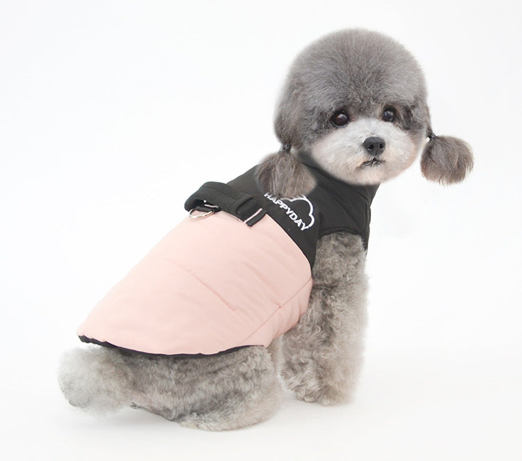 Abrigo Impermeable para Perros HappyDay - Acolchado de Invierno