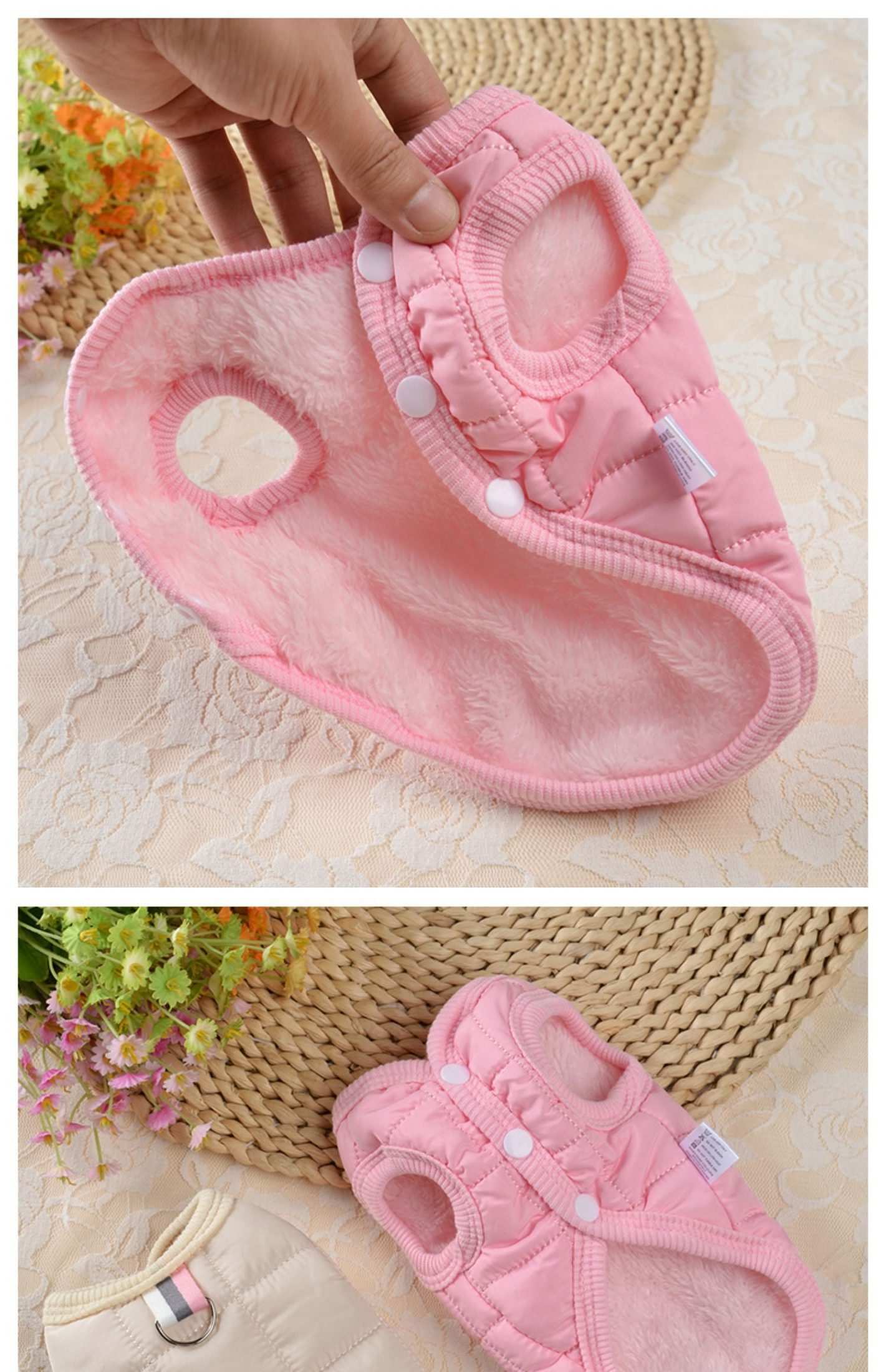 "Montreal" Fleece Lined Dog Coat with Elegant Quilting