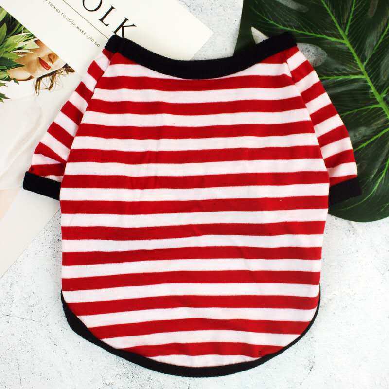 "BULK" Striped Cotton Dog Shirt