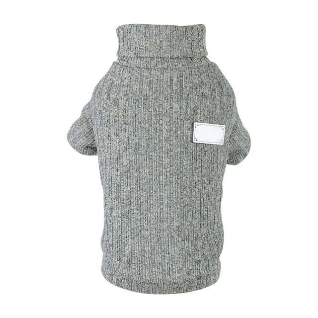 "Chic Dog" Dog Sweater with Elasticated High Neck