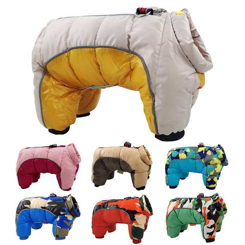 Piumino Imbottito con Quattro Zampe Impermeabile - Modello Snow - Dog Moda